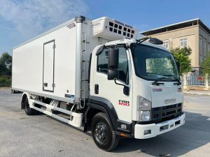 Alternative view of ISUZU FRR650 đông lạnh tải 5.5 tấn có vách ngăn di động