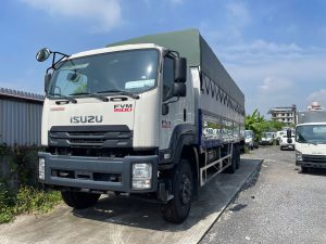 Xe tải Isuzu FVM 1500 thùng bạt 15 tấn thùng 7.7m và 9.4m