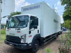 Alternative view of ISUZU FRR650 chở Pallet tải 5400kg thùng 7.5m container 47 khối